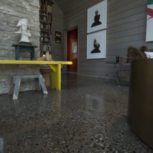 Custom Aggregate Cement Floor